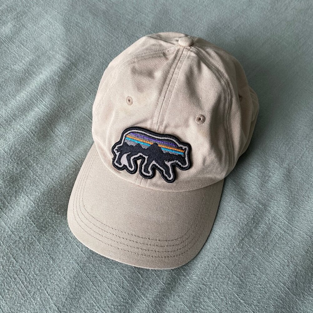 Patagonia baseball hat with bear logo